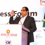 CEO of Springboard Enterprises India Pvt. Ltd. addressing the India & South Africa Business forum 2019 at ITC Maurya, New Delhi