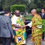 Congratulating Ghana H.E. on the occasion of his credentials ceremony – Ghana High Commissioner H.E. Michael Aaron Nii Nortey Oquaye