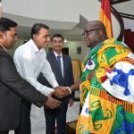 Congratulating Ghana H.E. on the occasion of his credentials ceremony – Ghana High Commissioner H.E. Michael Aaron Nii Nortey Oquaye