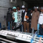 Zimbabwe Delegation Visited Paper Napkin Making Machine Factory